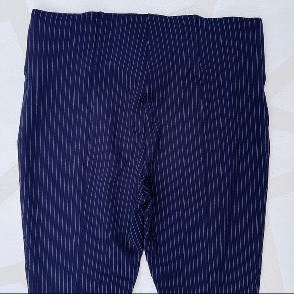 Nygard Slims Ankle Pants Blue Pinstripe Size Large - Picture 6 of 6